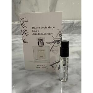 Maison Louis Marie No. 04 Bois de Balincourt EDP Sample Spray 1.5ml New